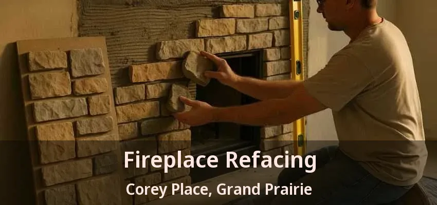 Fireplace Refacing Corey Place, Grand Prairie - TX