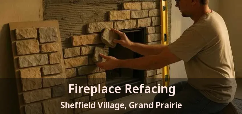Fireplace Refacing Sheffield Village, Grand Prairie - TX