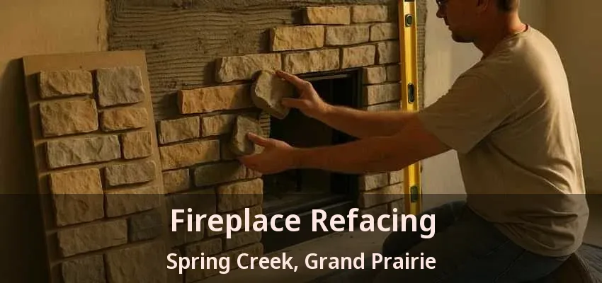 Fireplace Refacing Spring Creek, Grand Prairie - TX
