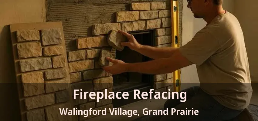 Fireplace Refacing Walingford Village, Grand Prairie - TX