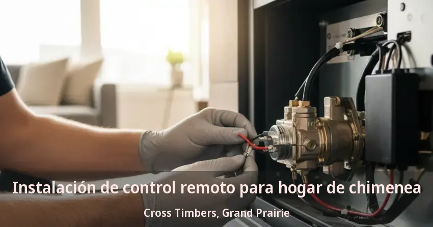 Instalación de control remoto para hogar de chimenea Cross Timbers, Grand Prairie - TX