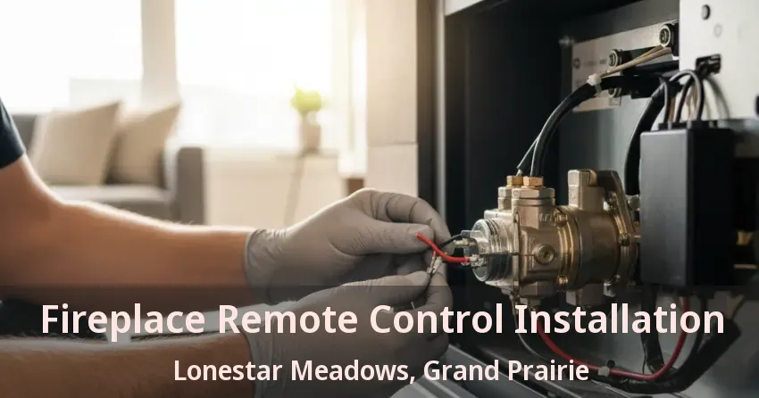 Fireplace Remote Control Installation Lonestar Meadows, Grand Prairie - TX