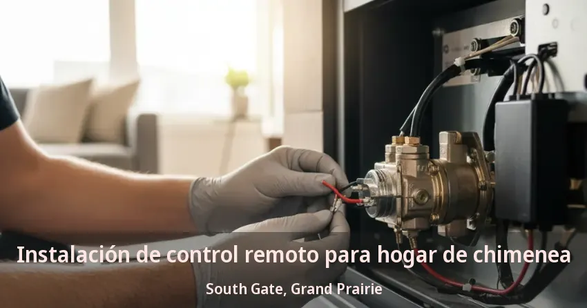 Instalación de control remoto para hogar de chimenea South Gate, Grand Prairie - TX Instalación de control remoto para hogar de chimenea South Gate, Grand Prairie - TX