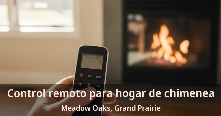 Control remoto para hogar de chimenea Meadow Oaks, Grand Prairie - TX Control remoto para hogar de chimenea Meadow Oaks, Grand Prairie - TX