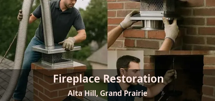 Fireplace Restoration Alta Hill, Grand Prairie - TX