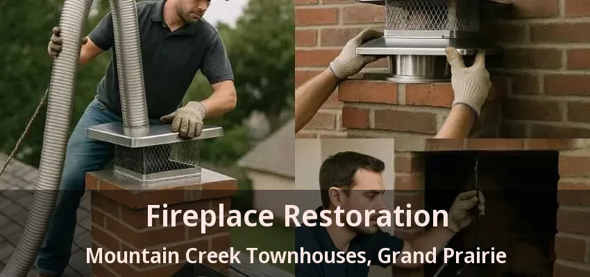 Fireplace Restoration Mountain Creek Townhouses, Grand Prairie - TX
