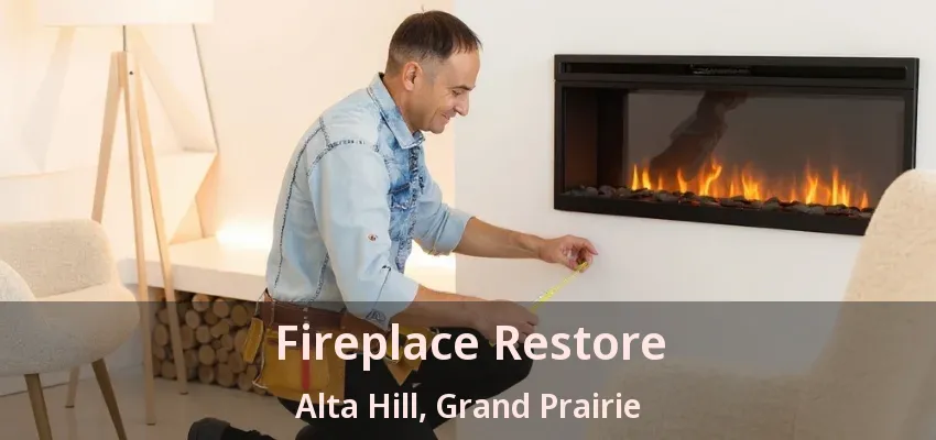Fireplace Restore Alta Hill, Grand Prairie - TX