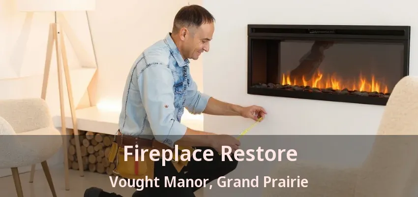 Fireplace Restore Vought Manor, Grand Prairie - TX
