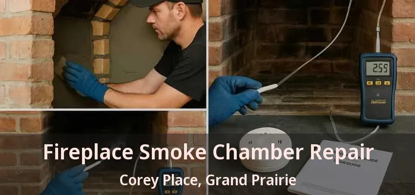 Fireplace Smoke Chamber Repair Corey Place, Grand Prairie - TX