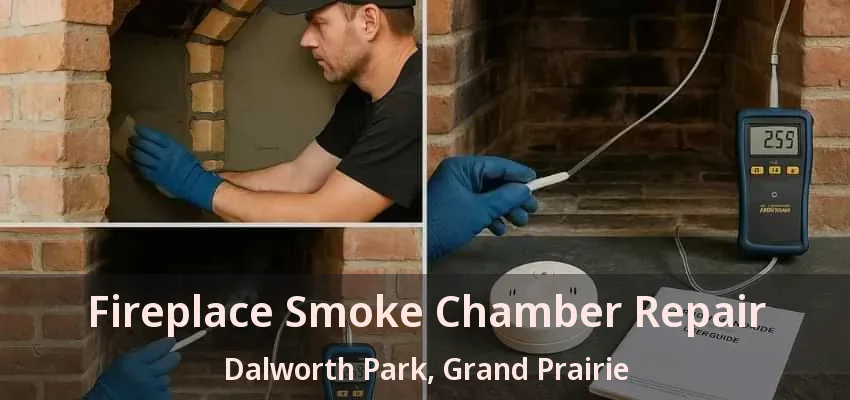 Fireplace Smoke Chamber Repair Dalworth Park, Grand Prairie - TX