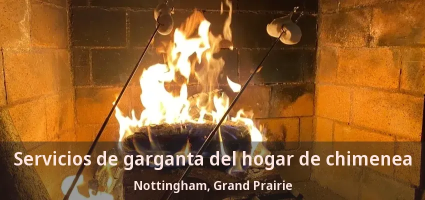 Servicios de garganta del hogar de chimenea Nottingham, Grand Prairie - TX