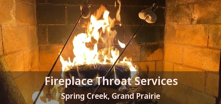 Fireplace Throat Services Spring Creek, Grand Prairie - TX
