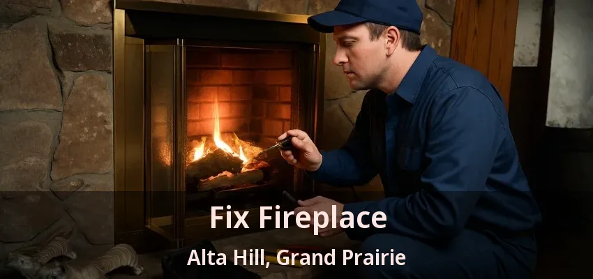 Fix Fireplace Alta Hill, Grand Prairie - TX