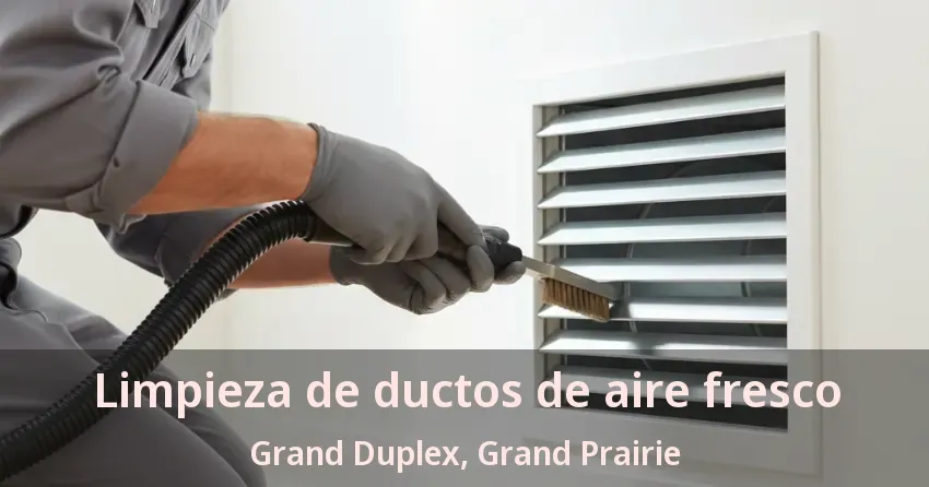 Limpieza de ductos de aire fresco Grand Duplex, Grand Prairie - TX Limpieza de ductos de aire fresco Grand Duplex, Grand Prairie - TX