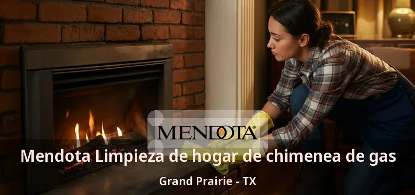 Mendota Limpieza de hogar de chimenea de gas Grand Prairie - TX