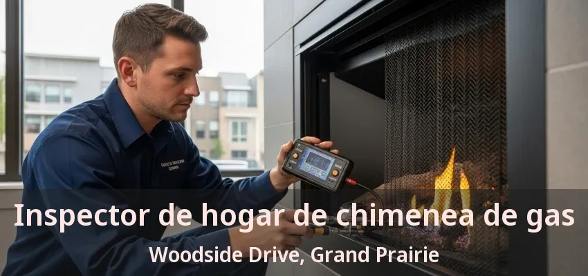 Inspector de hogar de chimenea de gas Woodside Drive, Grand Prairie - TX