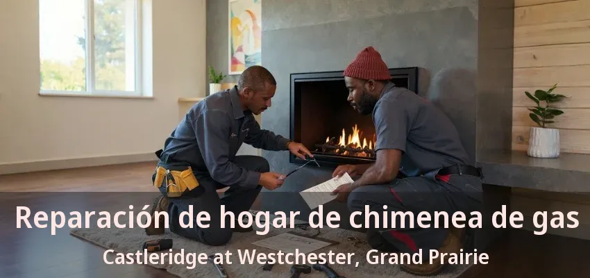 Reparación de hogar de chimenea de gas Castleridge at Westchester, Grand Prairie - TX
