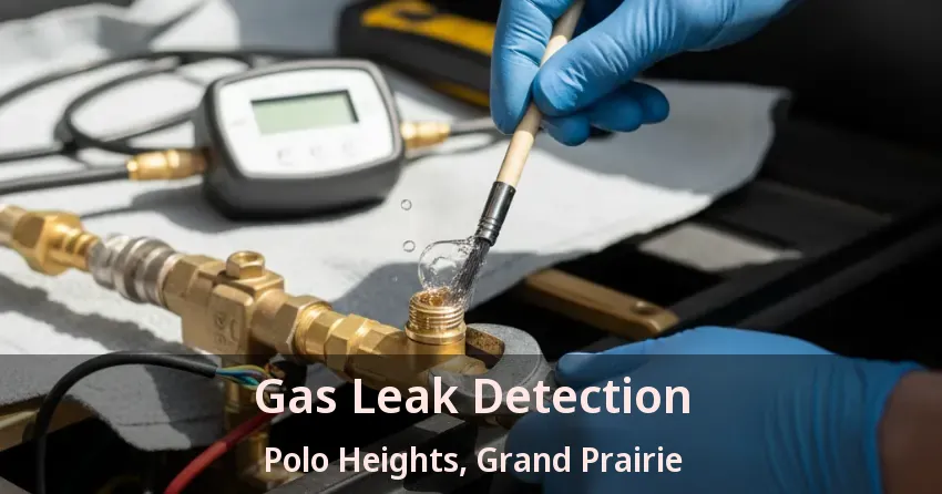 Gas Leak Detection Polo Heights, Grand Prairie - TX