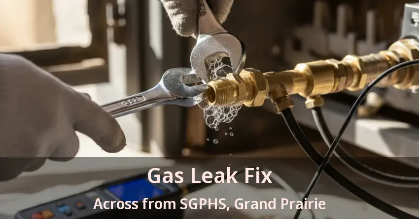Gas Leak Fix Across from SGPHS, Grand Prairie - TX