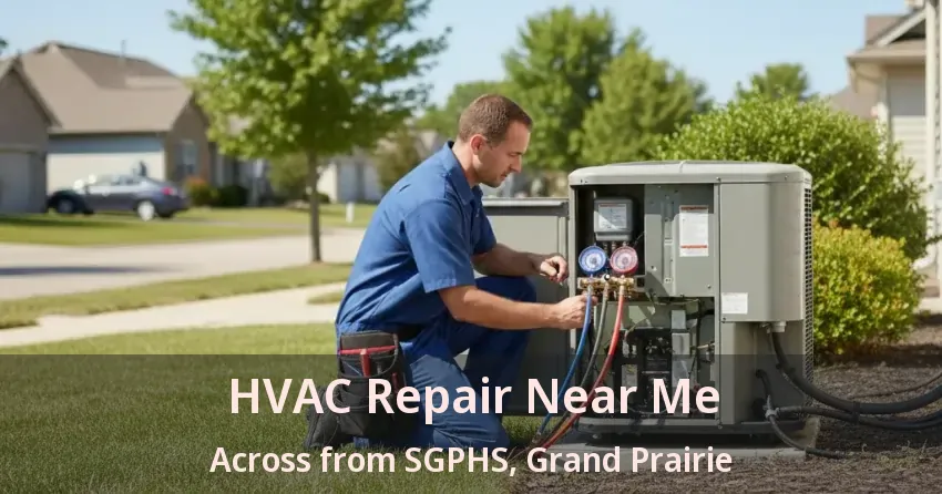 HVAC Repair Near Me Across from SGPHS, Grand Prairie - TX