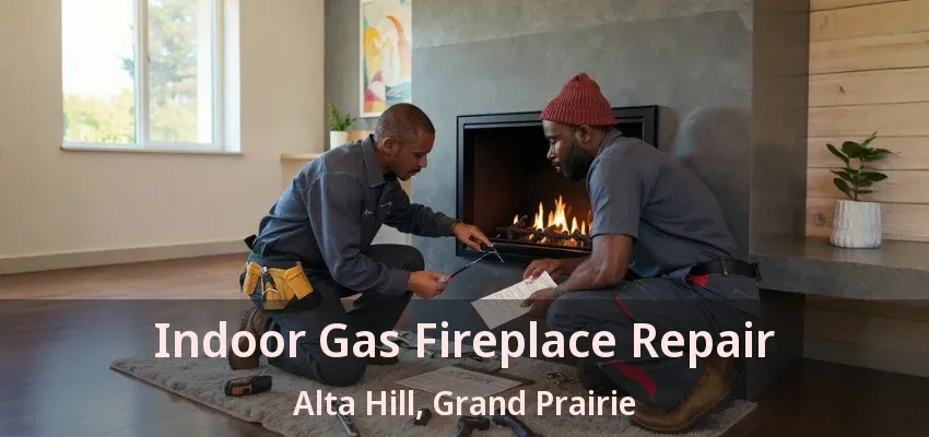 Indoor Gas Fireplace Repair Alta Hill, Grand Prairie - TX