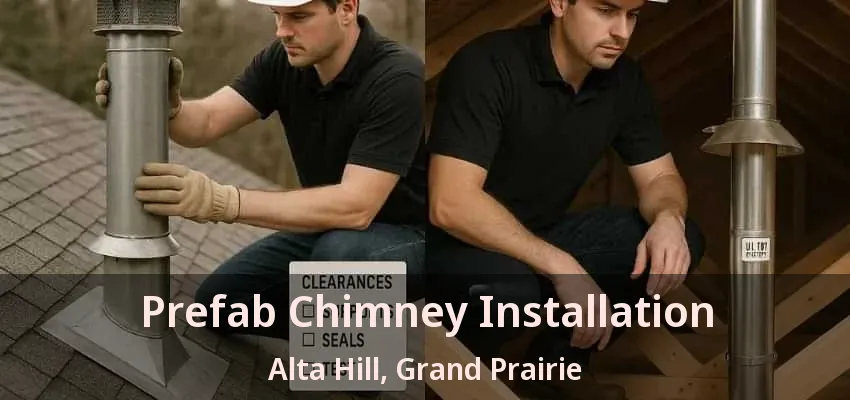 Prefab Chimney Installation Alta Hill, Grand Prairie - TX