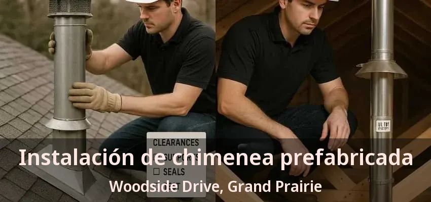 Instalación de chimenea prefabricada Woodside Drive, Grand Prairie - TX Instalación de chimenea prefabricada Woodside Drive, Grand Prairie - TX