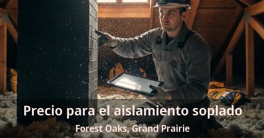 Precio para el aislamiento soplado Forest Oaks, Grand Prairie - TX Precio para el aislamiento soplado Forest Oaks, Grand Prairie - TX