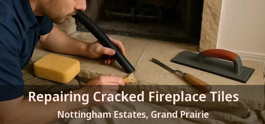 Repairing Cracked Fireplace Tiles Nottingham Estates, Grand Prairie - TX