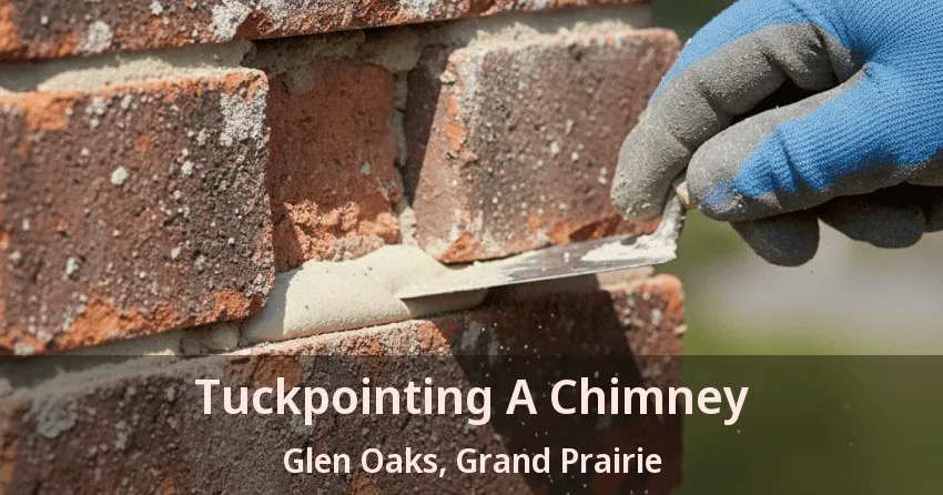 Tuckpointing A Chimney Glen Oaks, Grand Prairie - TX