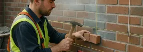 Cracked Chimney Bricks Repair Alta Hill, Grand Prairie