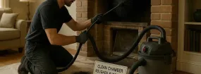 Fireplace Smoke Chamber Repair Alta Hill, Grand Prairie